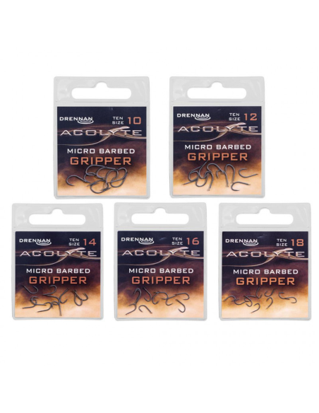 Haczyki Drennan ACOLYTE GRIPPER Nr 10 DRENNAN - 2