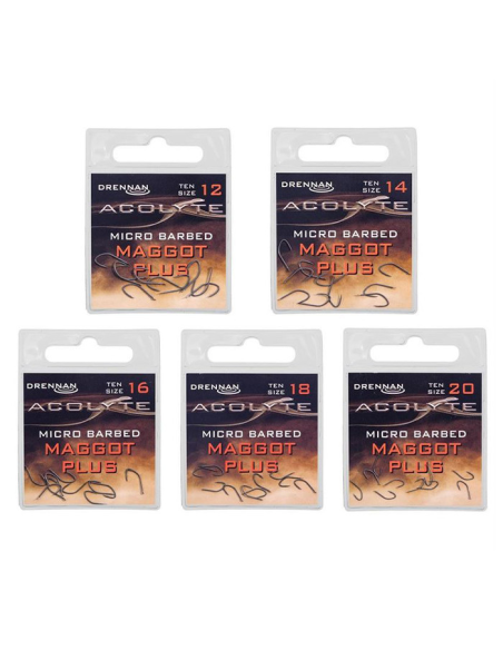 Haczyki Drennan ACOLYTE MAGGOT PLUS Nr 20 DRENNAN - 2
