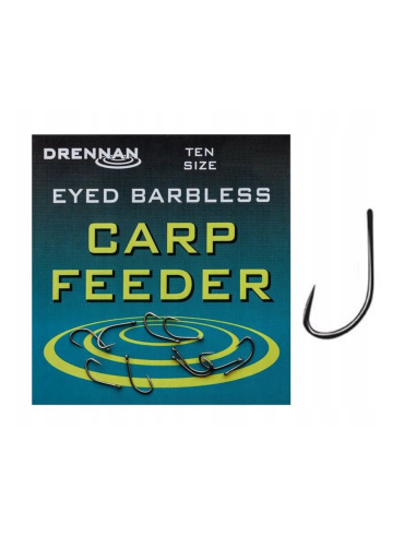 Haczyki Drennan CARP FEEDER Barbless Nr 8