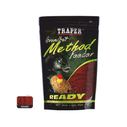 Zanęta Traper Method Feeder Ready Truskawka 750g TRAPER - 1