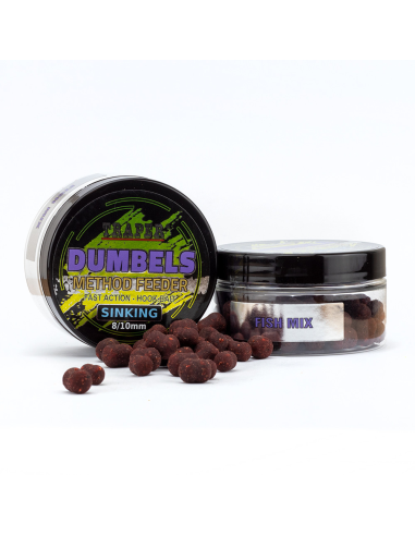 Dumbels Traper MF Sinking 8-10mm 50g Fish Mix