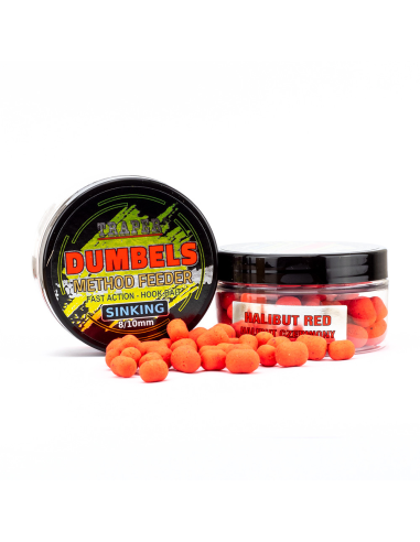 Dumbels Traper MF Sinking 8-10mm 50g Halibut Red