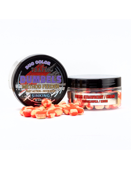 Dumbels Traper MF Sinking DUO 8-10mm 50g Trus/Krem TRAPER - 1