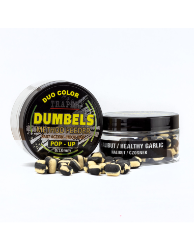 Dumbels Pop-Up Traper MF DUO 8-10mm 30g Halibut/Czosnek