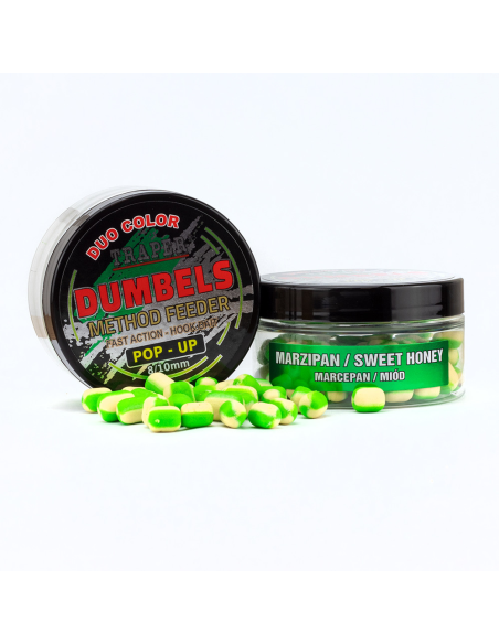 Dumbels Pop-Up Traper MF DUO 8-10mm 30g Marcepan/Miód TRAPER - 1