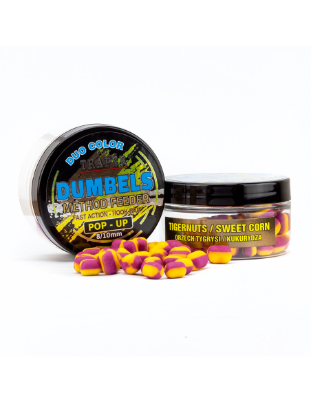 Dumbels Pop-Up Traper MF DUO 8-10mm 30g Orzech Tygrysi Kukurydza TRAPER - 1