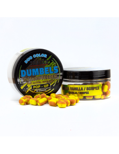 Dumbels Pop-Up Traper MF DUO 8-10mm 30g Wanilia/Scopex