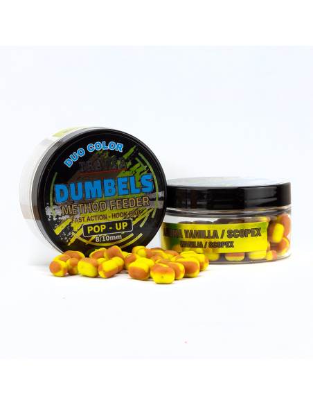Dumbels Pop-Up Traper MF DUO 8-10mm 30g Wanilia/Scopex TRAPER - 1