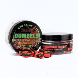 Dumbels Pop-Up Traper MF DUO 8-10mm 30g Truskawka/Halibut TRAPER - 1