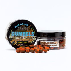 Dumbels Pop-Up Traper MF DUO 8-10mm 30g Pomarańcza Czekolada TRAPER - 1