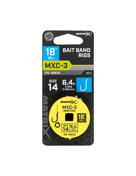 Przypony Matrix MXC-3 Band 45cm - 14 - 0,18mm MATRIX - 1