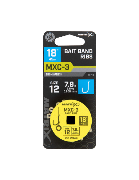 Przypony Matrix MXC-3 Band 45cm - 12 - 0.20mm MATRIX - 1