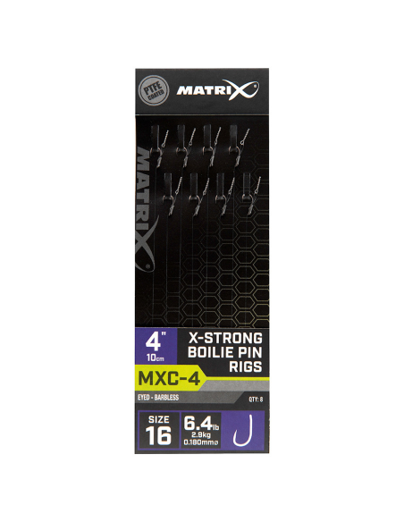 Przypony Matrix MXC-4 Boilie Pin - 16 - 0.18mm MATRIX - 1