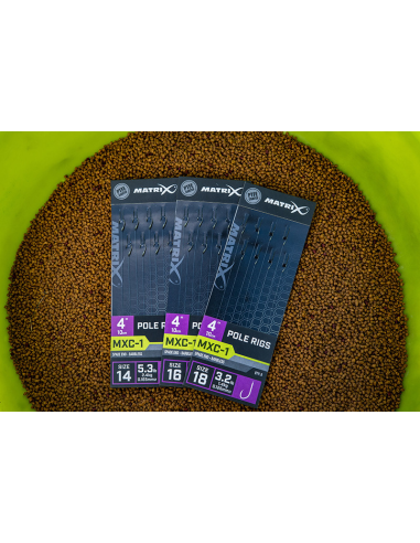 Przypony Matrix MXC-1 Pole Rig 10cm - 14 - 0,165mm MATRIX - 3
