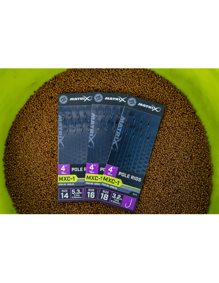 Przypony Matrix MXC-1 Pole Rig 10cm - 14 - 0,165mm MATRIX - 3