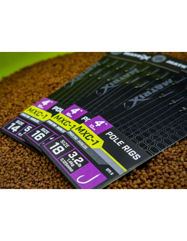 Przypony Matrix MXC-1 Pole Rig 10cm - 14 - 0,165mm MATRIX - 4