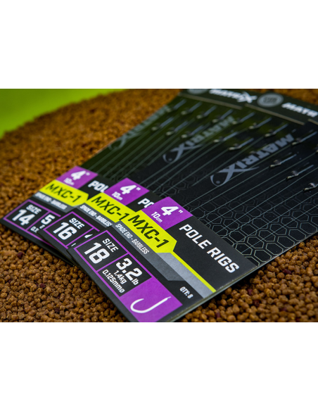 Przypony Matrix MXC-1 Pole Rig 10cm - 14 - 0,165mm MATRIX - 4