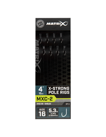 Przypony Matrix MXC-2 X-Strong 10cm - 16 - 0.165mm MATRIX - 1