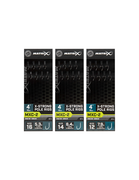 Przypony Matrix MXC-2 X-Strong 10cm - 16 - 0.165mm MATRIX - 2