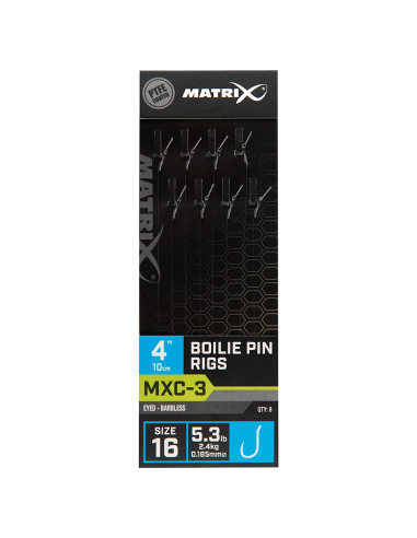 Przypony Matrix MXC-3 Boilie Pin - 16 - 0,165mm