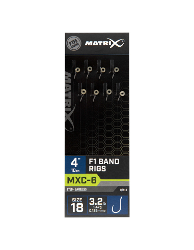 Przypony Matrix MXC-6 Band - 18 - 0.125mm