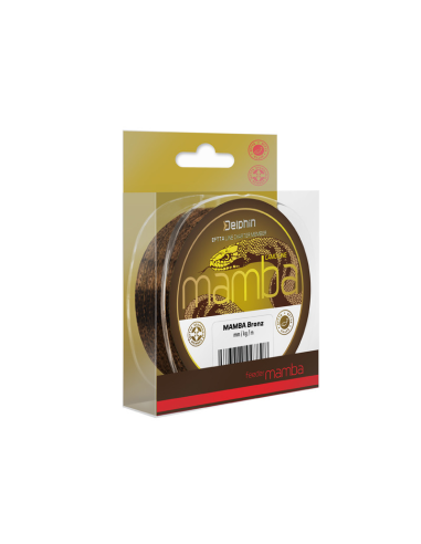 Żyłka Delphin MAMBA Feeder Bronz 0.18mm 300m