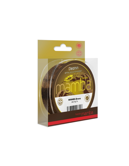 Żyłka Delphin MAMBA Feeder Bronz 0.18mm 300m DELPHIN - 1