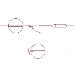 Quiskstops Delphin żółty różowy 7mm DELPHIN - 1 2