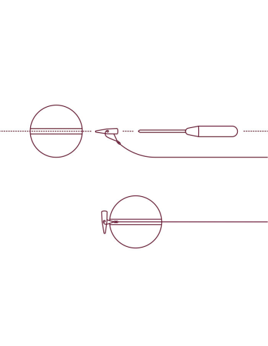 Quiskstops Delphin żółty różowy 7mm DELPHIN - 2
