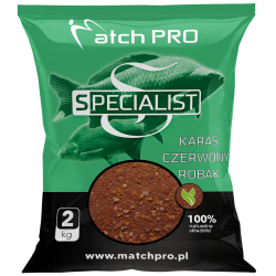 Zanęta MatchPro Specialist Karaś Czerwony Robak 2kg MatchPRO - 1