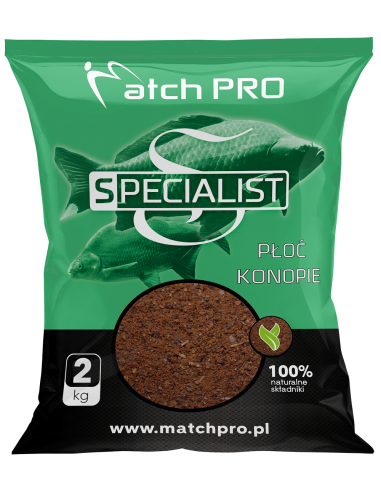 Zanęta MatchPro Specialist Płoć Konopie 2kg