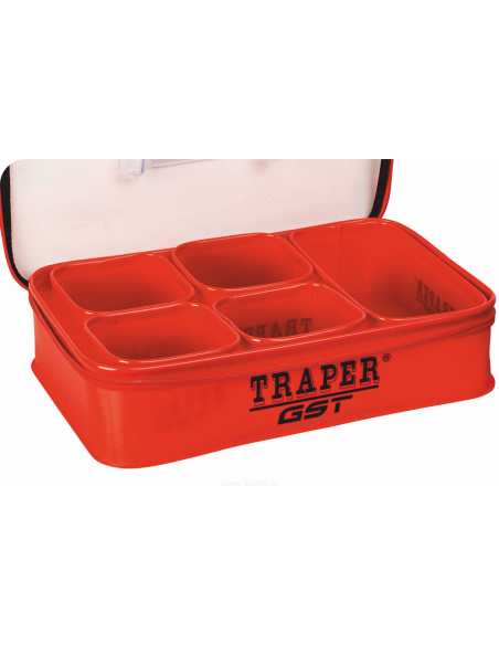 ZESTAW POJEMNIKÓW TRAPER GST CZERWONE PCV 30*45*10cm TRAPER - 1