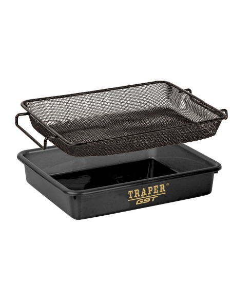 Kuweta TRAPER Small Black Z Sitkiem 2mm TRAPER - 1