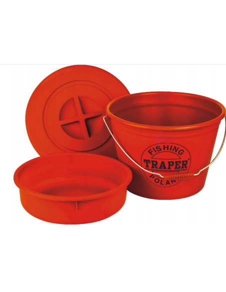 Wiadro Traper Z Miską i Pokrywą 25l TRAPER - 1