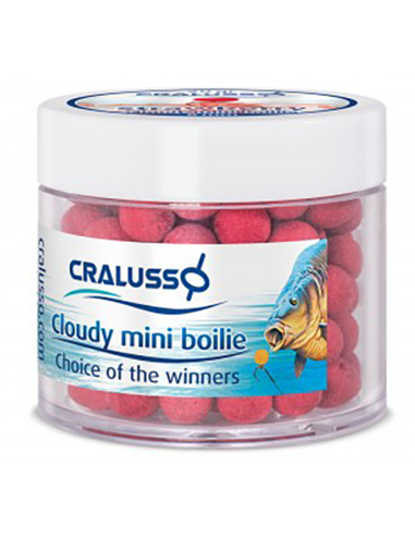 Kulki Cralusso Cloudy Mini Boilie 8mm Strawberry CRALUSSO - 2