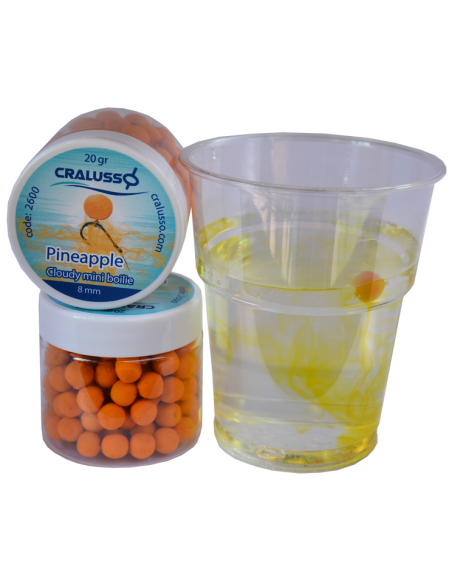 Kulki Cralusso Cloudy Mini Boilie 8mm Pineapple CRALUSSO - 1