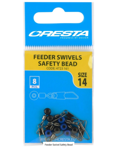 Łącznik Cresta Feeder Swivel Safety Bead 14 CRESTA - 1