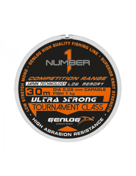 Żyłka Genlog Number One Tournament 0.08mm GENLOG - 1