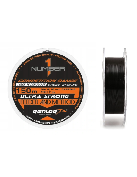Żyłka Genlog Number One Feeder&Method 150m 0,25mm GENLOG - 1