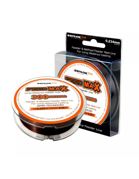 Żyłka Genlog FeedMax Long Distance 300m 0,30mm GENLOG - 1