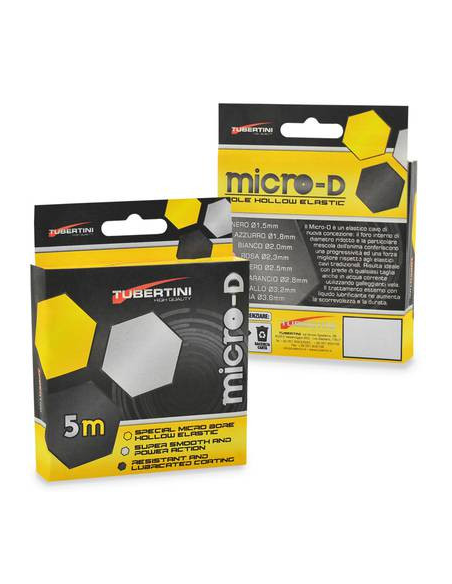 Amortyzator Tubertini Pusty Micro-D Hollow Elastic 2.3m 5m Różowy TUBERTINI - 1