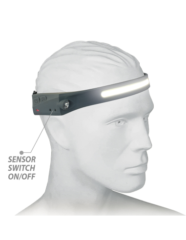 Latarka Robinson czołowa Allround czarna ROBINSON - 2