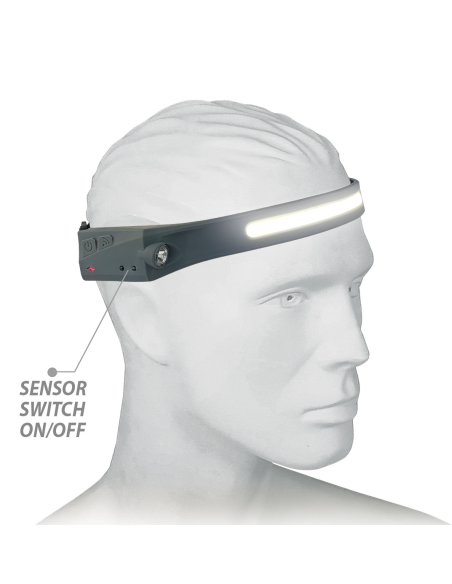 Latarka Robinson czołowa Allround czarna ROBINSON - 2