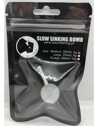 Slow Bison Fishing Sinking Bomb 20mm 4g Medium