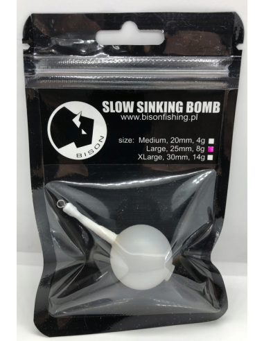 Slow Sinking Bison Fishing Bomb 25mm