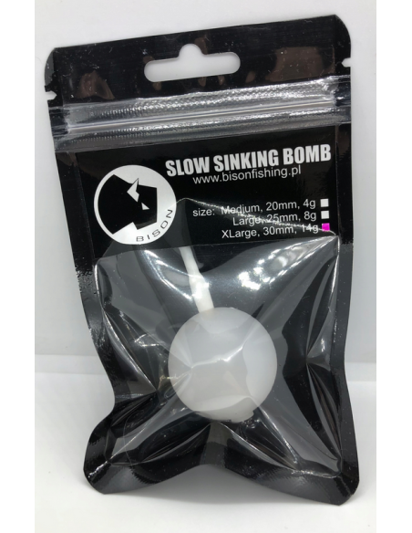 Slow Sinking Bomb Bison Fishing 30mm XL 14g BISON FISHING - 1