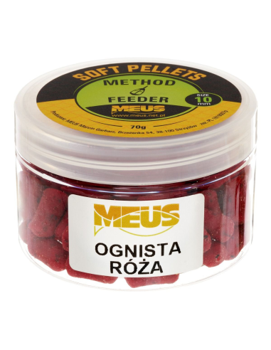 Pellet Soft MEUS 10mm Ognista Róża MEUS - 2