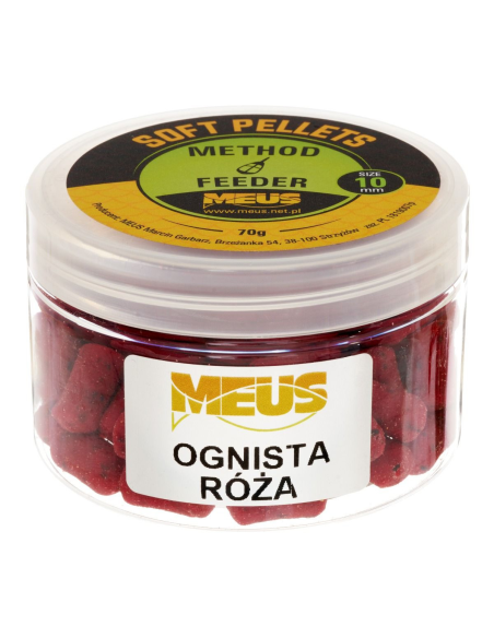 Pellet Soft MEUS 10mm Ognista Róża MEUS - 2