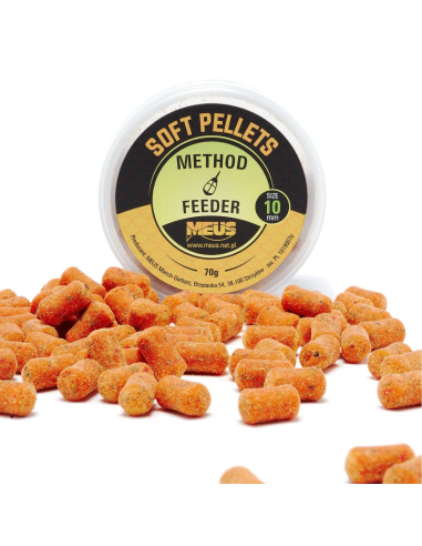 Pellet Soft MEUS 10mm Pomarańcza & Makrela