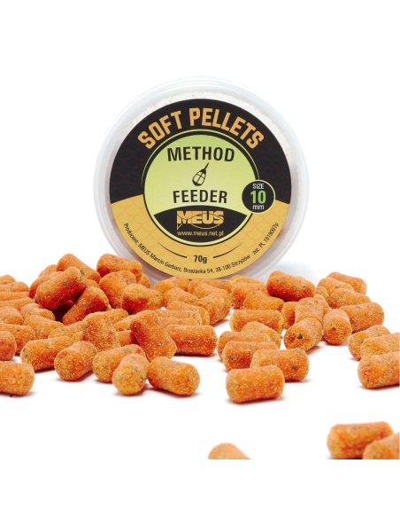 Pellet Soft MEUS 10mm Pomarańcza & Makrela MEUS - 1